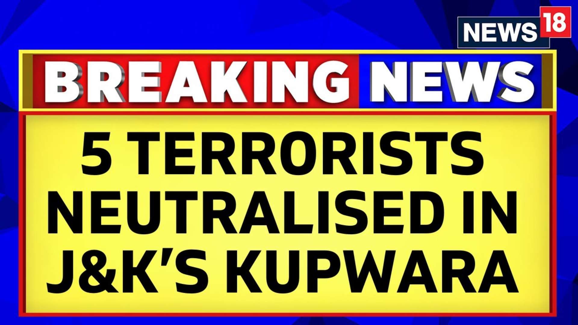 Watch 3 More Terrorists Have Been Neutralised In The Kupwara News On ...