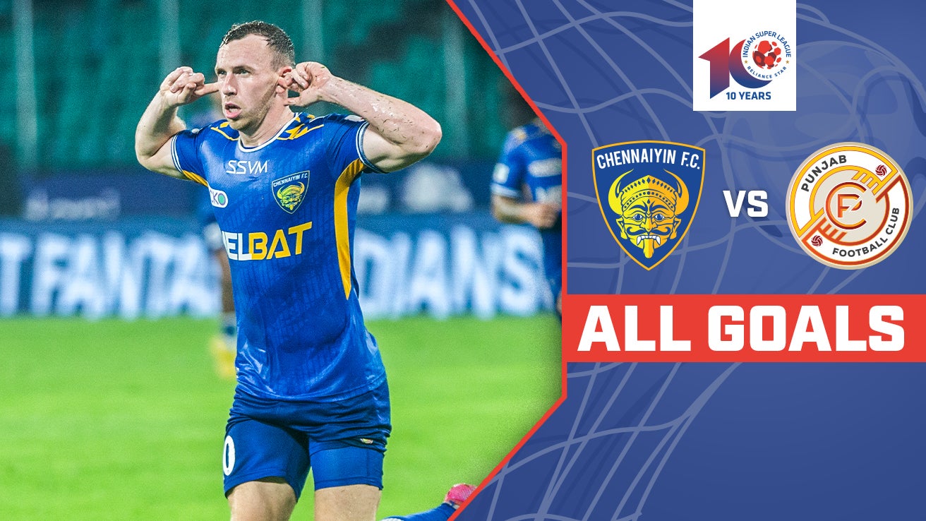 Watch Chennaiyin Fc Vs Punjab Fc All Goals Video Online Hd On Jiocinema