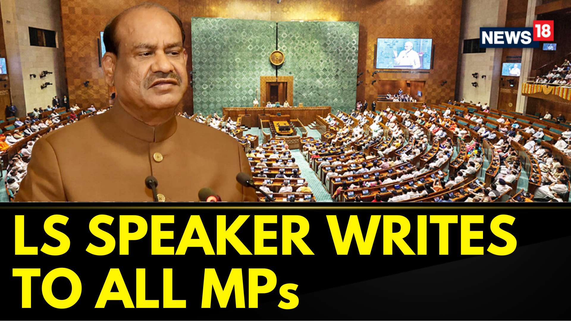 Watch Lok Sabha Speaker Om Birla Writes A Letter To All MPs On Security