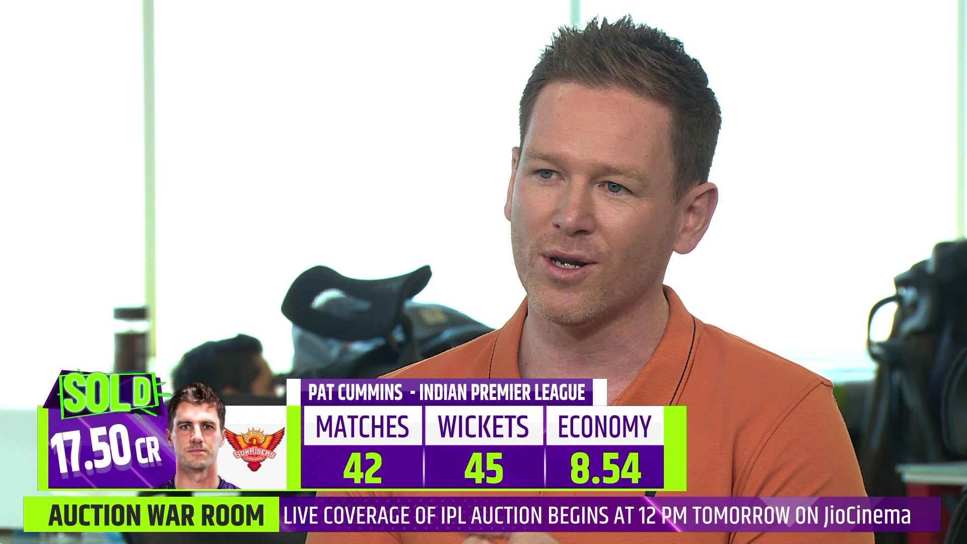 Watch Srh Grab Pat Cummins For 17.5 Cr In Mock Auction Video Online(hd 