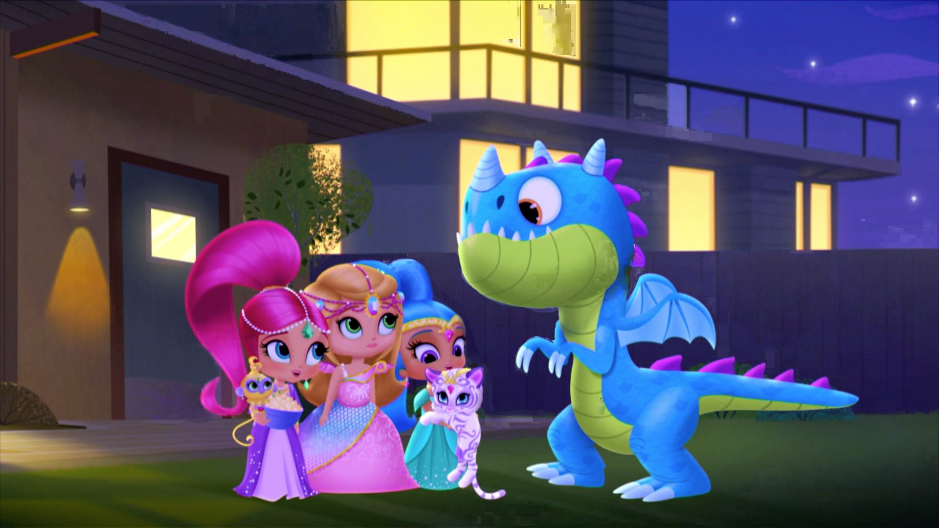 Watch Shimmer And Shine Season 1 Episode 8 : Magical Movie Night ...