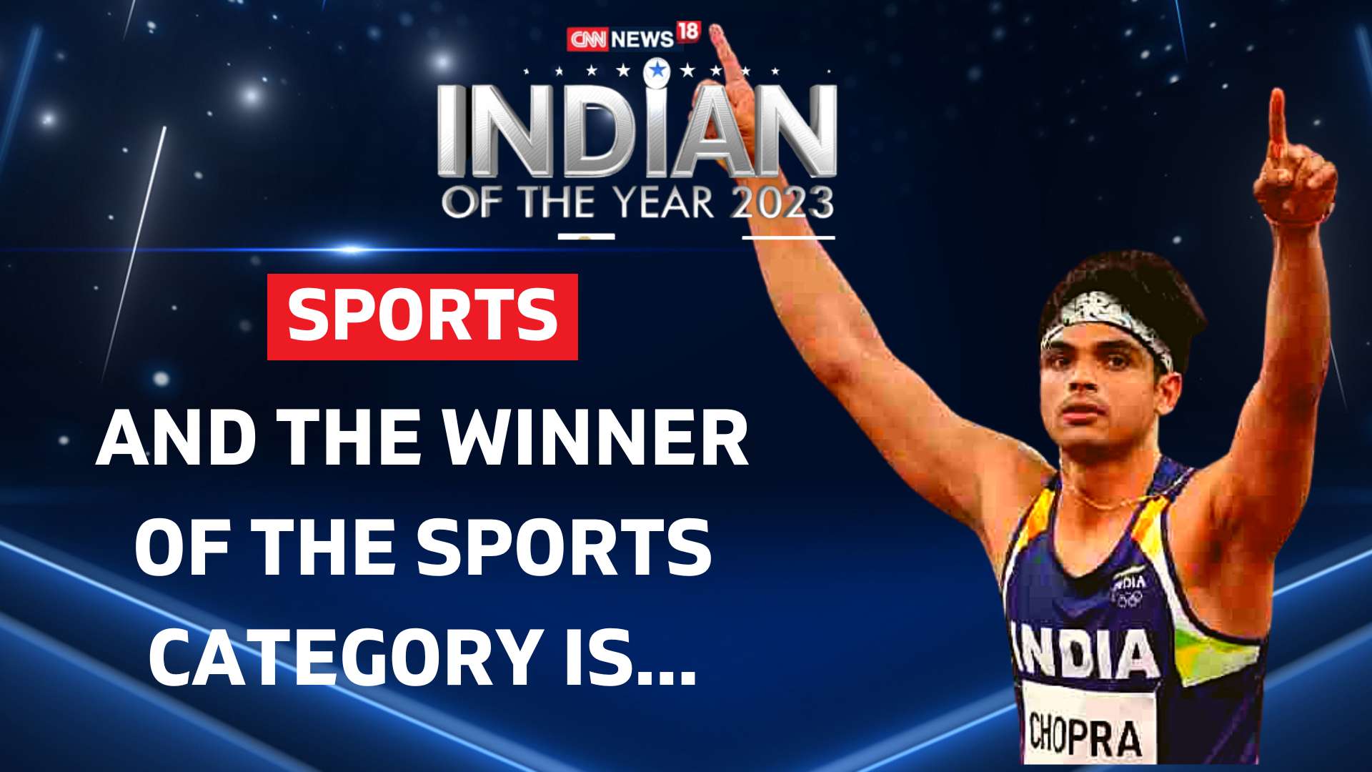 Watch CNN-News18's Indian Of The Year In The Sports Category Goes To ...