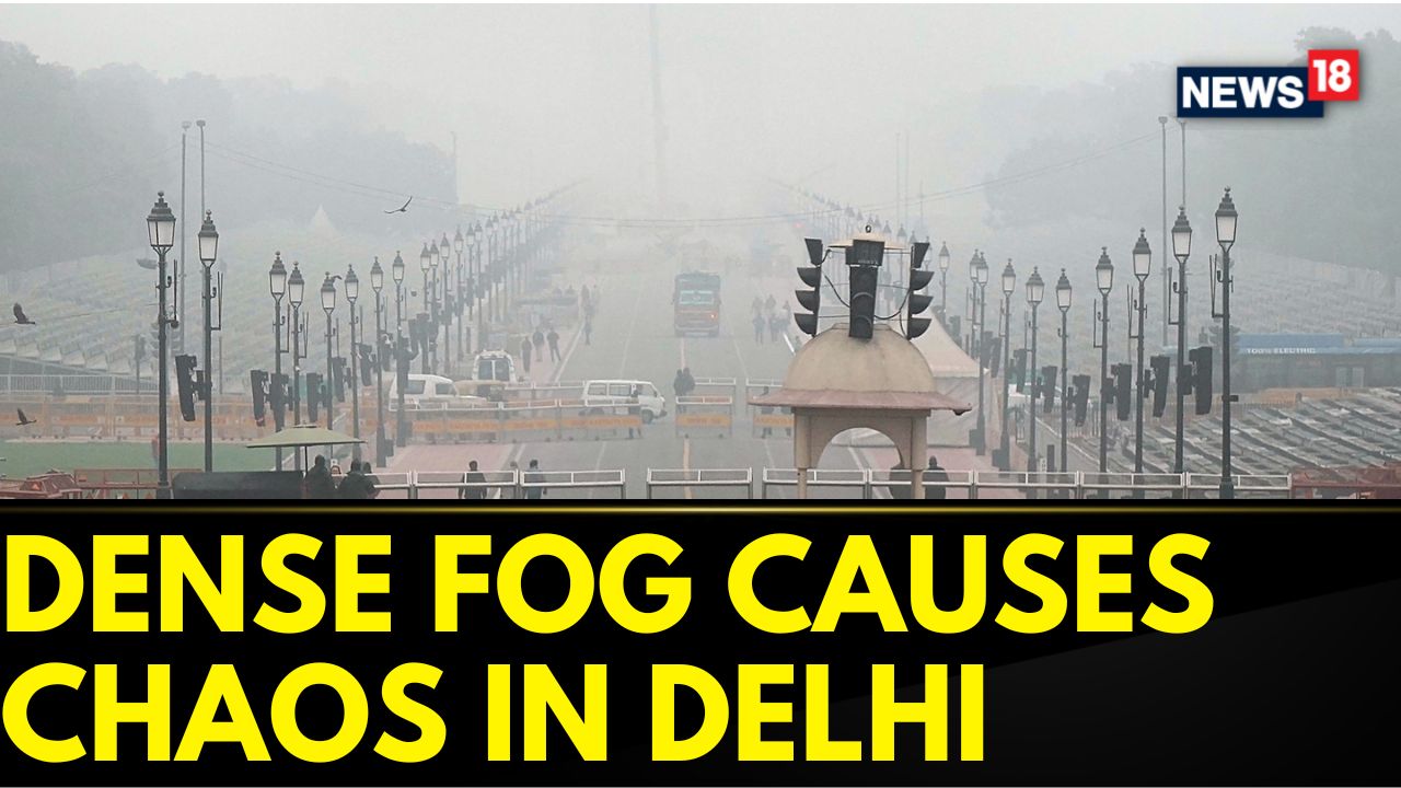 Watch Delhi Weather: 30 Trains To Capital Running Late Amid Dense Fog ...