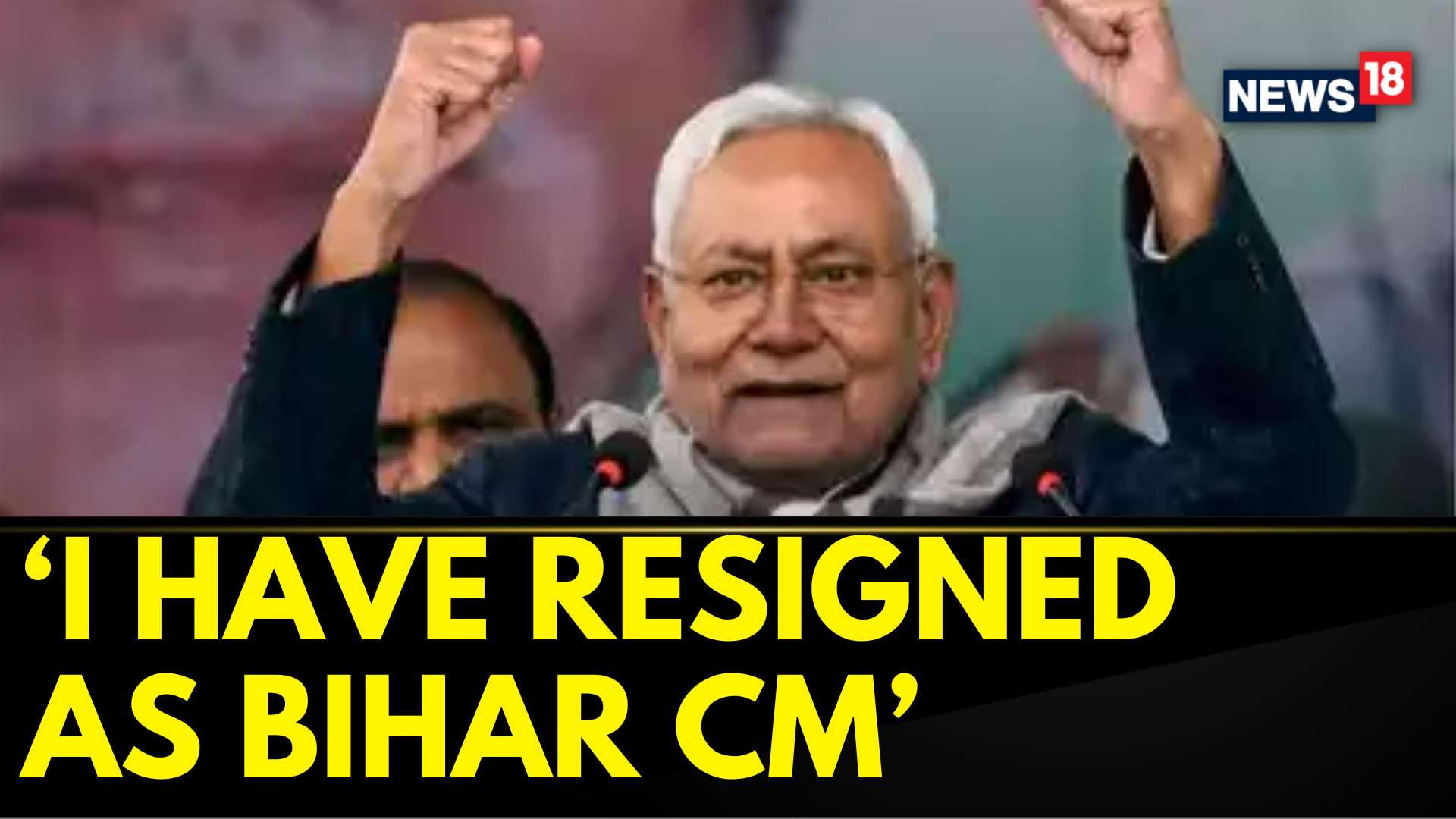 Watch Bihar CM Nitish Kumar Resigns Governor Rajendra V Arlekar, To ...