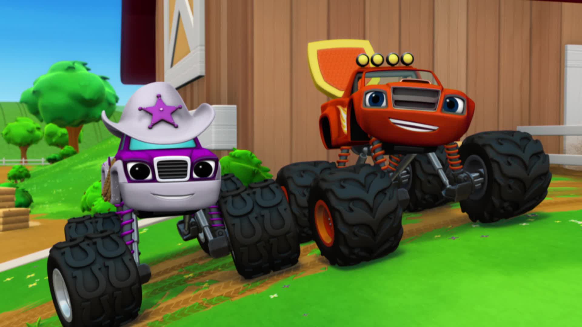 Blaze and The Monster Machines Watch Season 1 Episode 10 Truckball team up on JioCinema