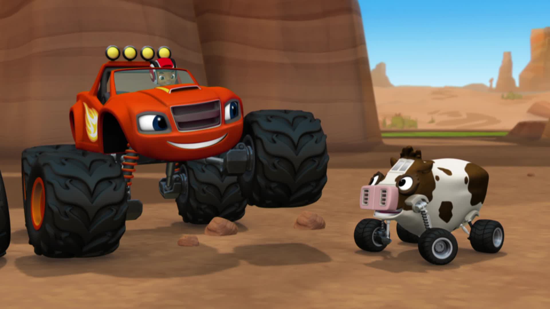 Watch Blaze And The Monster Machines Season 1 Episode 17 : Cattle Drive ...