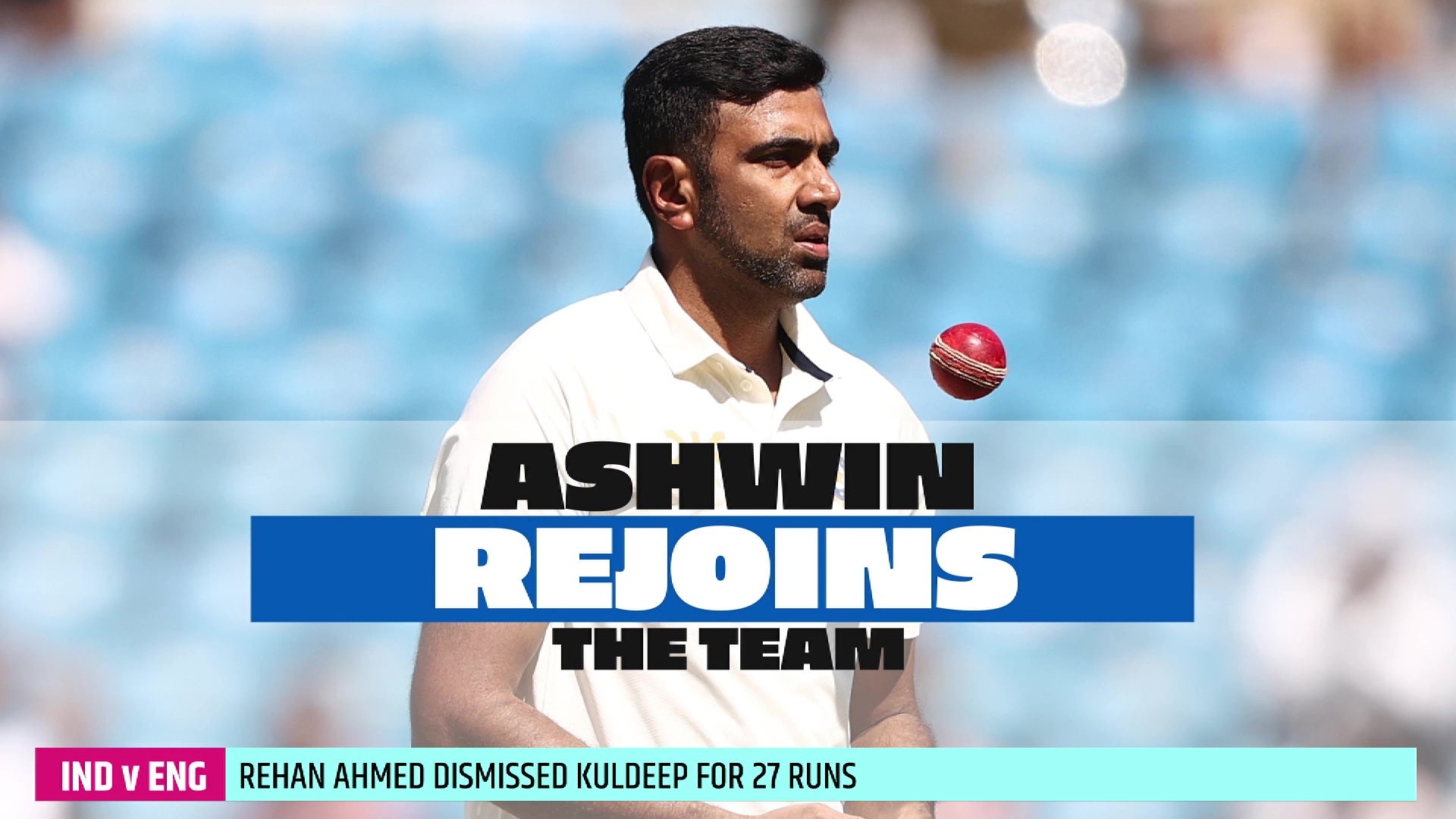 Watch Ashwin Returns To The Squad Video Online(HD) On JioCinema