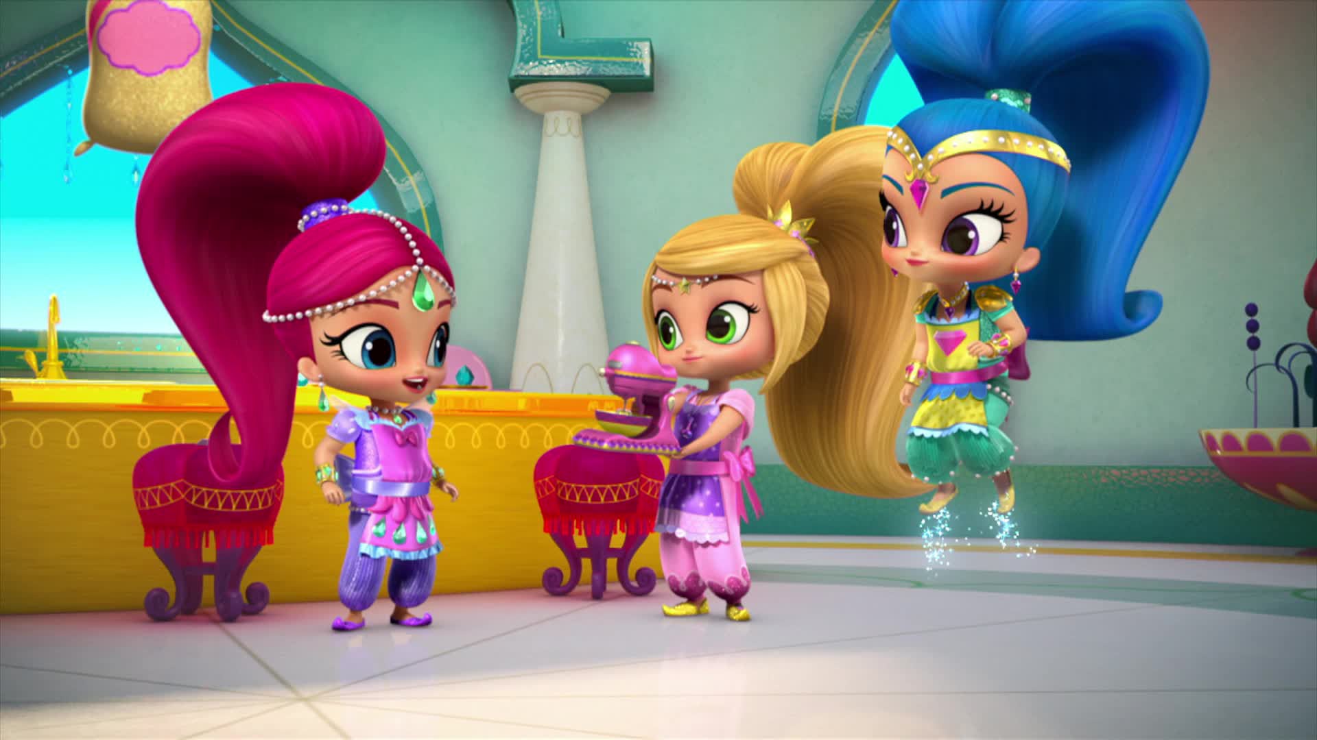 Watch Shimmer And Shine Season 2 Episode 6 : Flying Flour - Watch Full ...