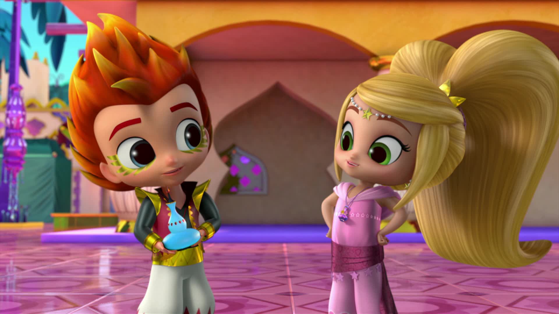 Watch Shimmer And Shine Season 2 Episode 16 : Lightning In A Bottle ...