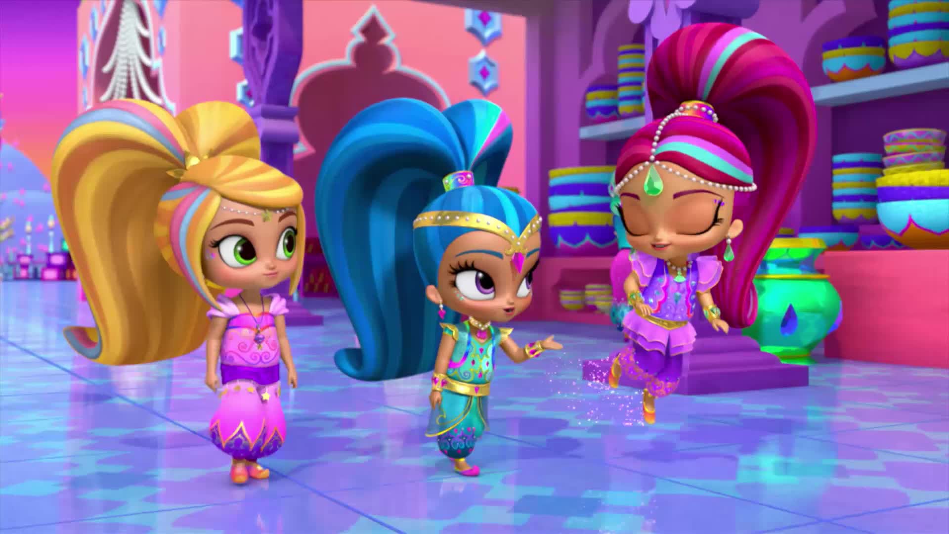 Watch Shimmer And Shine Season 3 Episode 23 : Glitter Glitch - Watch ...