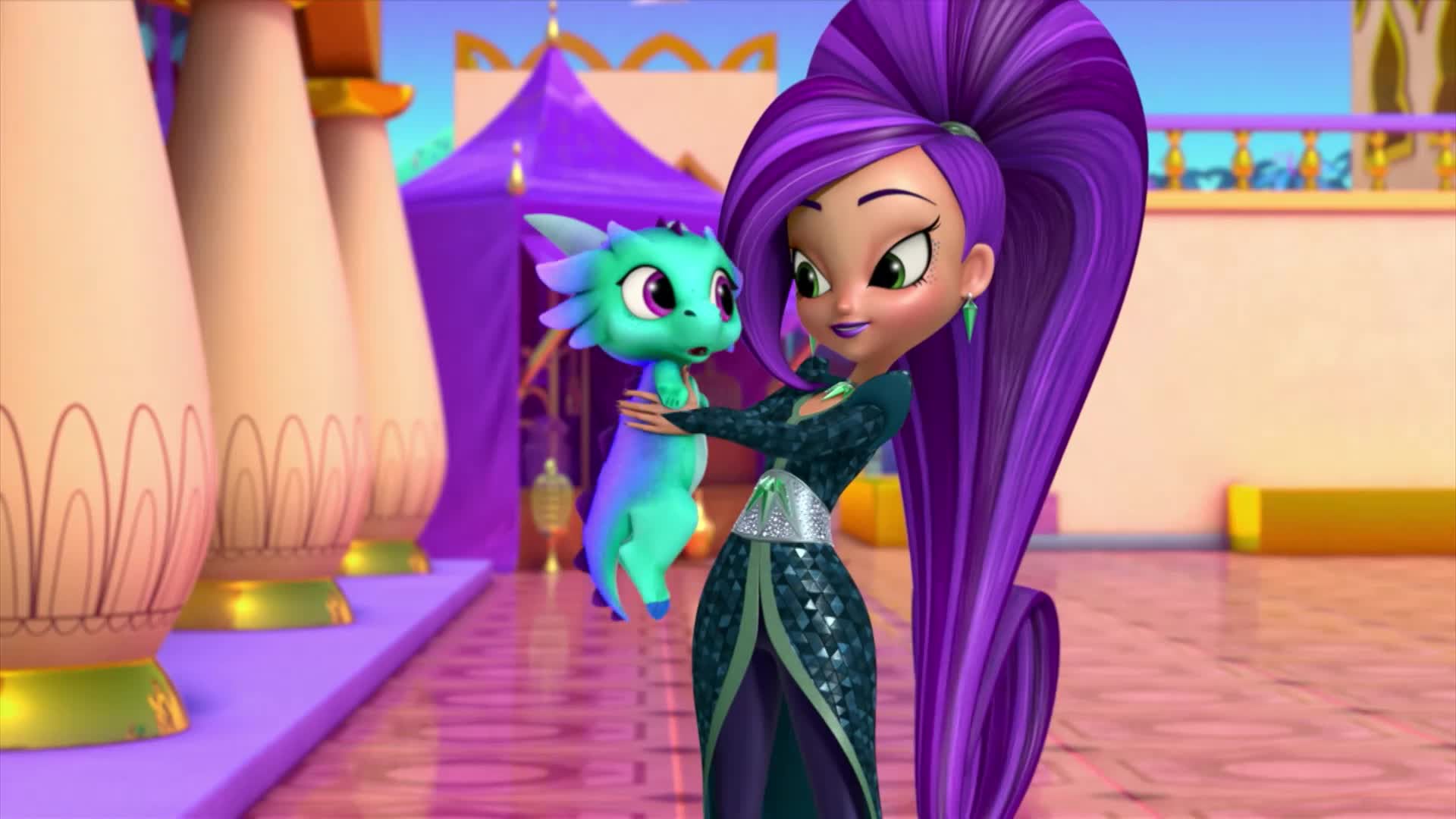 Watch Shimmer And Shine Season 3 Episode 33 : Zahra-glitter, Zahra-glow ...