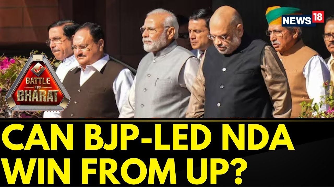 Watch Battle For Bharat Can BJPled NDA Win 80 Lok Sabha Seats From