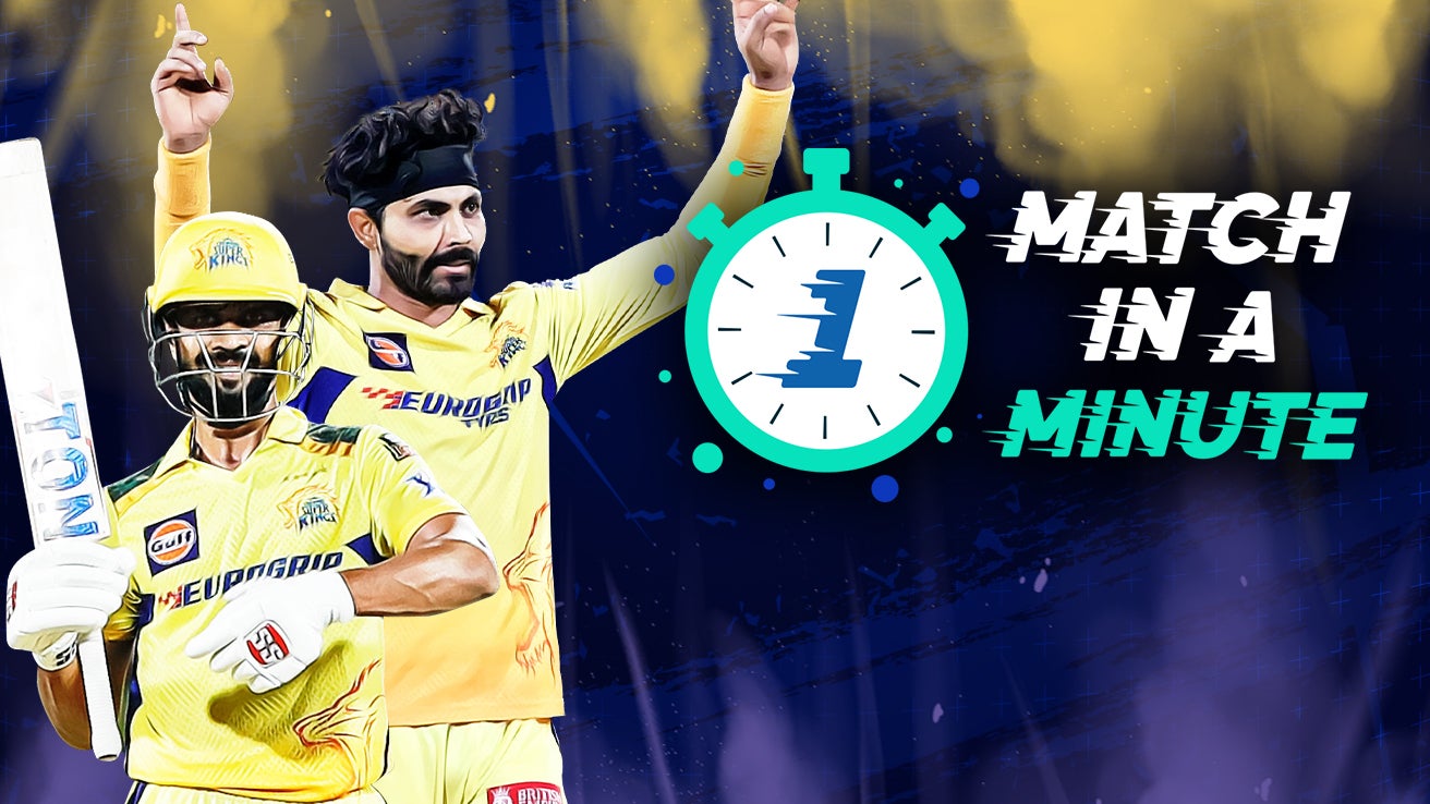 Watch CSK Vs KKR - Match In A Minute Video Online(HD) On JioCinema