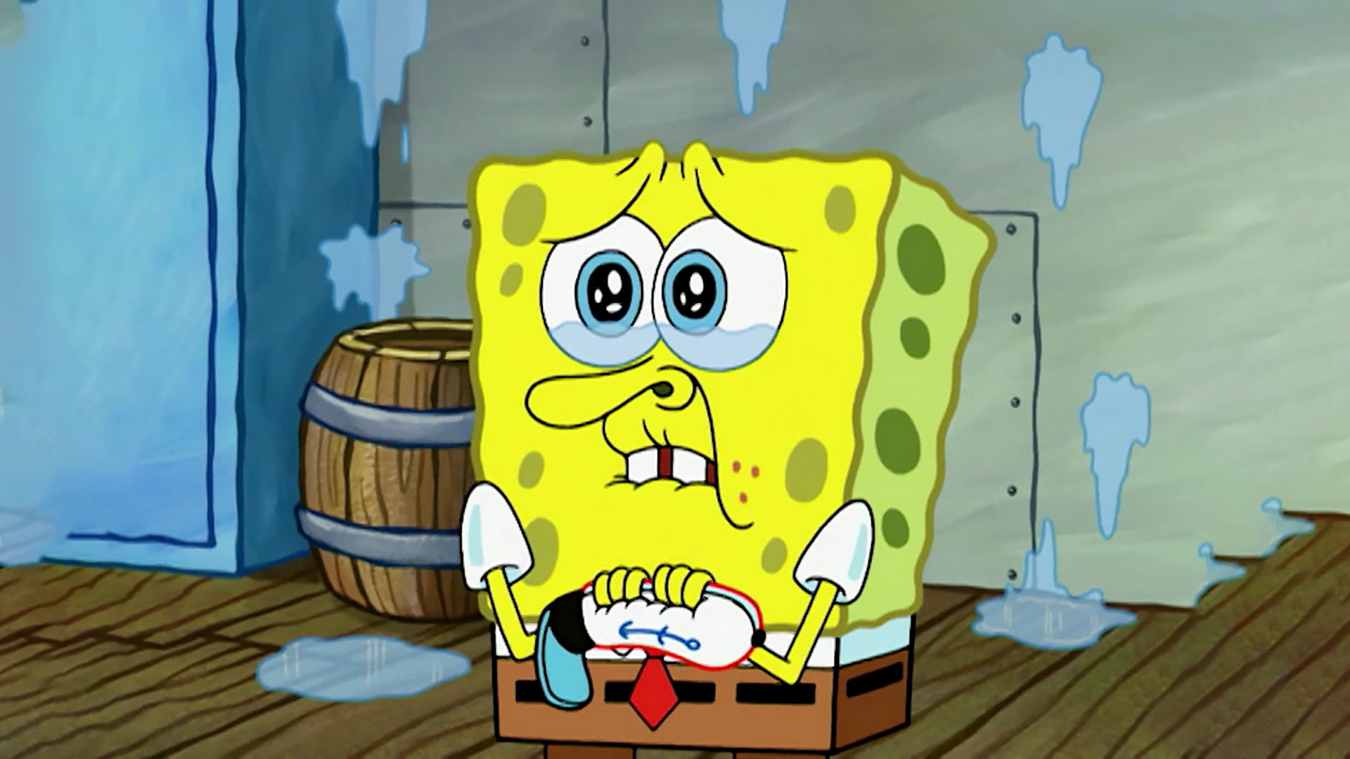 Watch Spongebob Squarepants Season 7 Episode 19 : A Day Without Tears ...