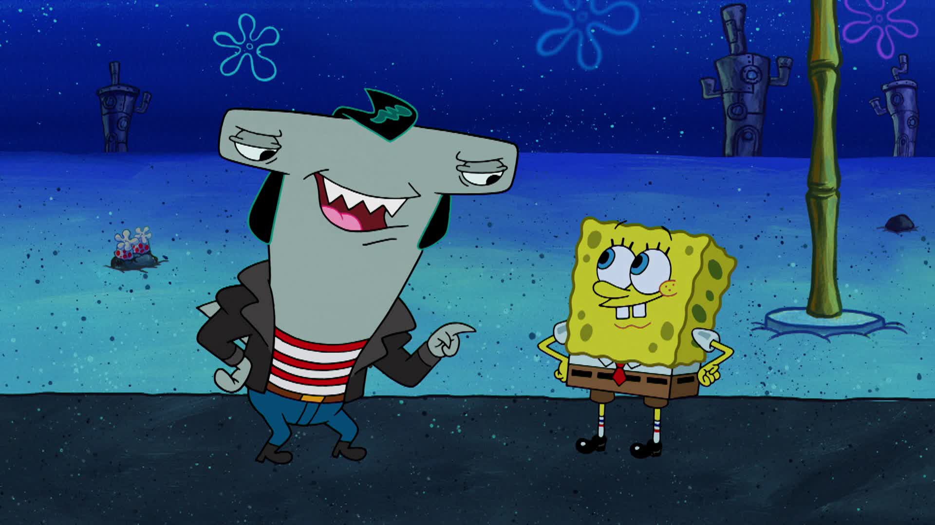 Watch Spongebob Squarepants Season 9 Episode 40 : Sharks Vs Pods ...