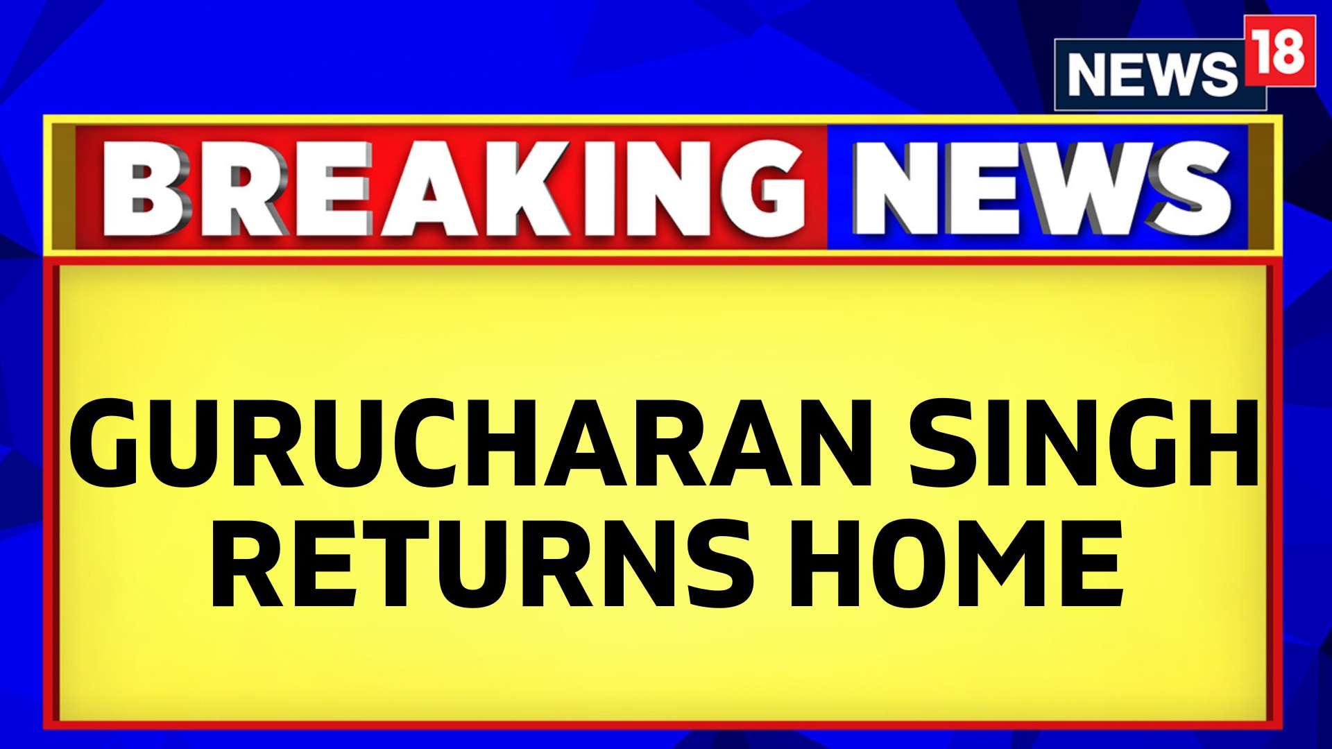 Watch Taarak Mehta Ka Ooltah Chashmah Actor Gurucharan Singh Has Finally Returned Home News On