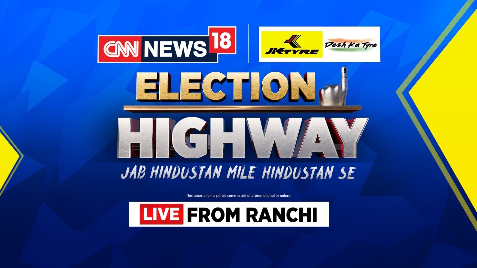 Watch Lok Sabha Election 2024 Election Highway From Ranchi Jharkhand