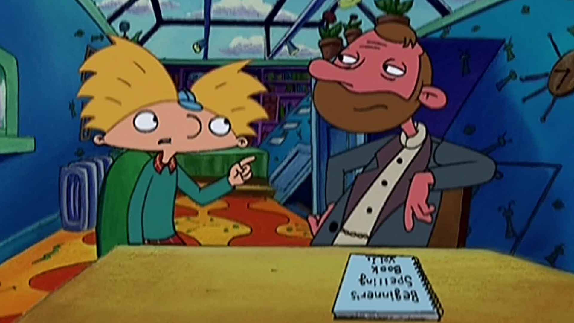 Watch Hey Arnold! Season 4 Episode 10 : Oskar Can't Read? - Watch Full ...