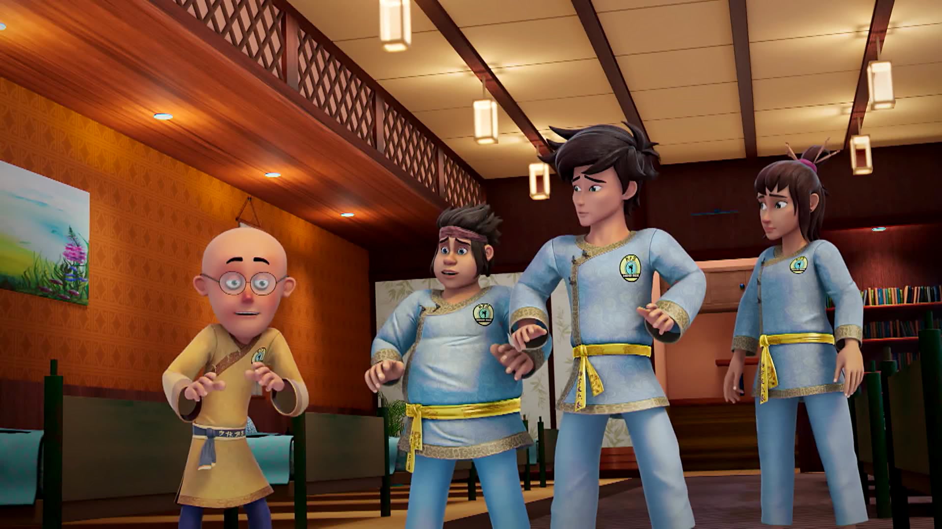 Watch Motu Patlu Season 15 Episode 33 : Ding Bang The Time Stopper ...