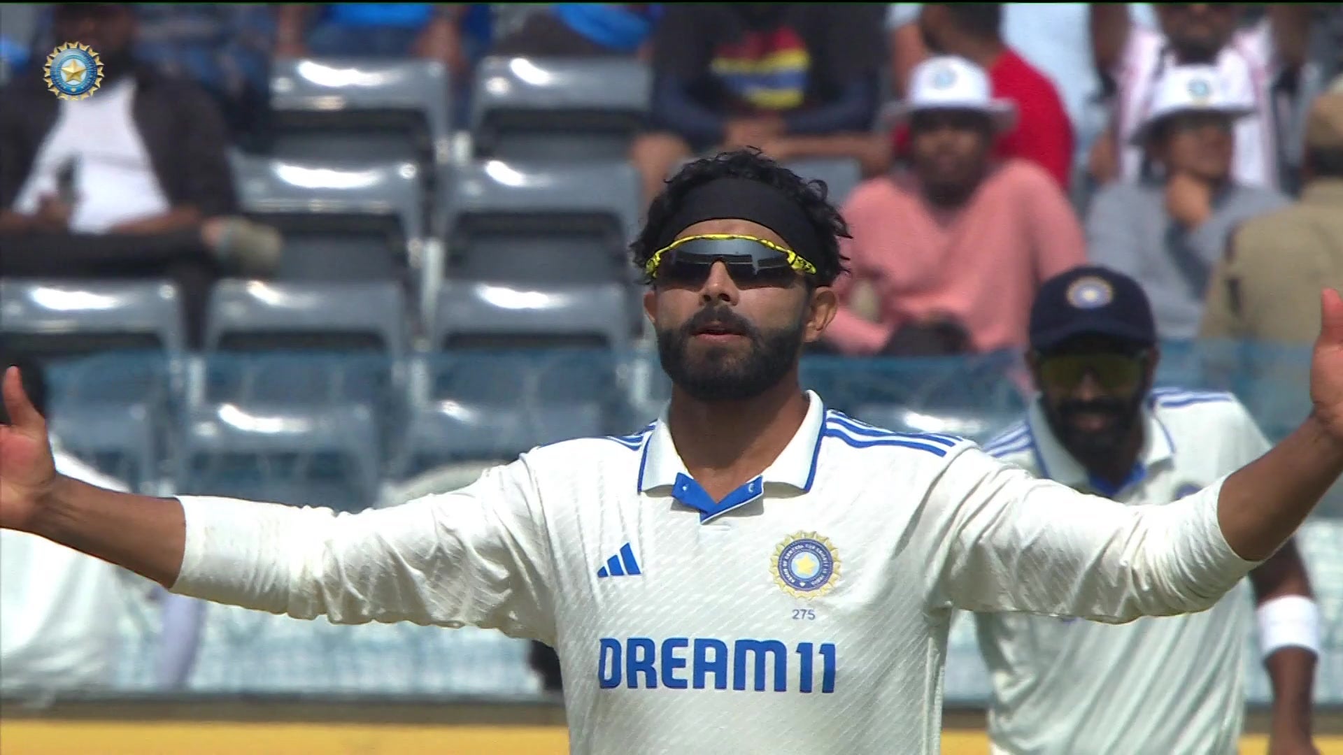 Watch Wicket! Jadeja Strikes, Wood Departs! Video Online(HD) On JioCinema