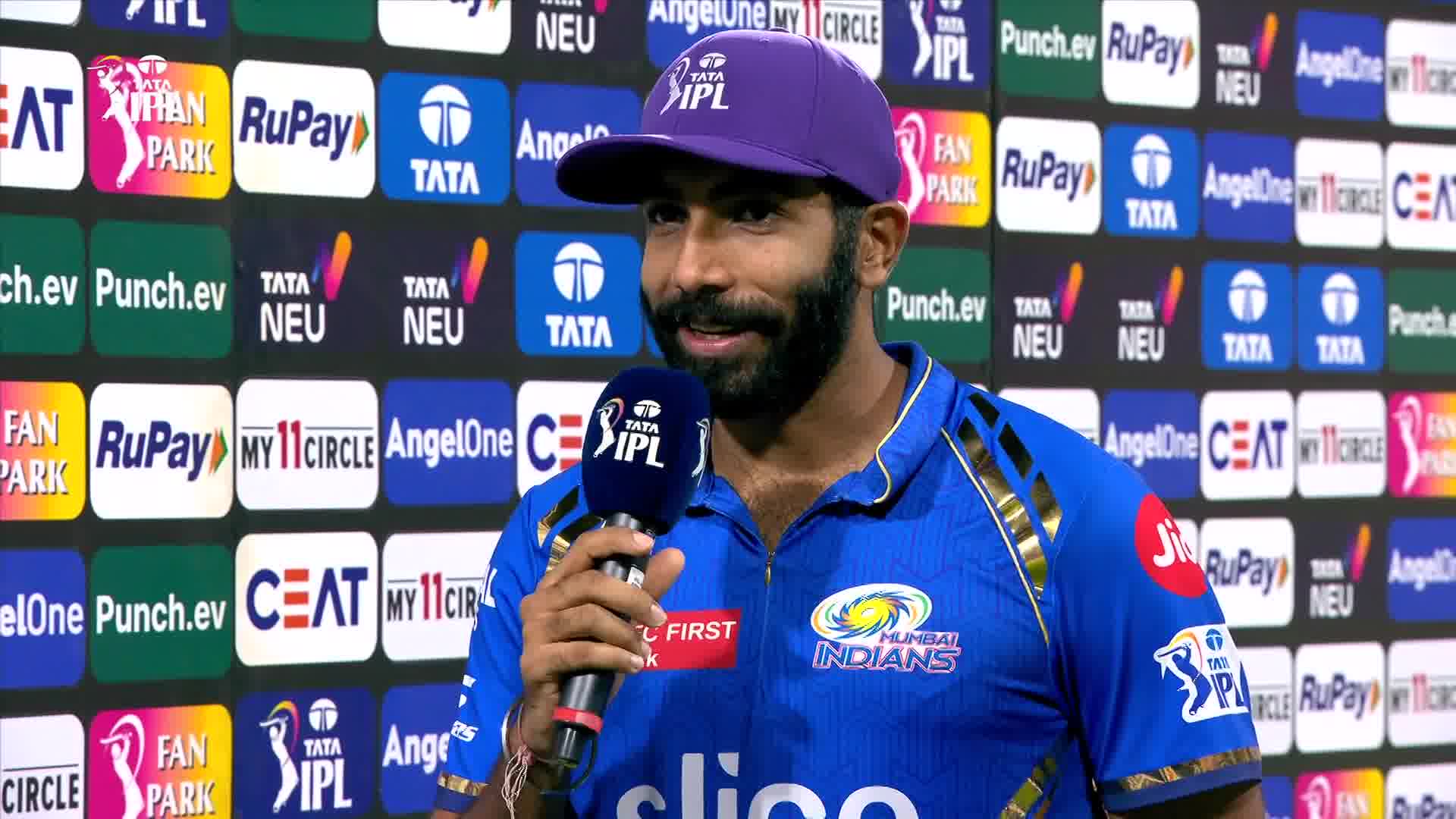 Watch PBKS Vs MI - Post-Match Interview - Jasprit Bumrah Video Online ...