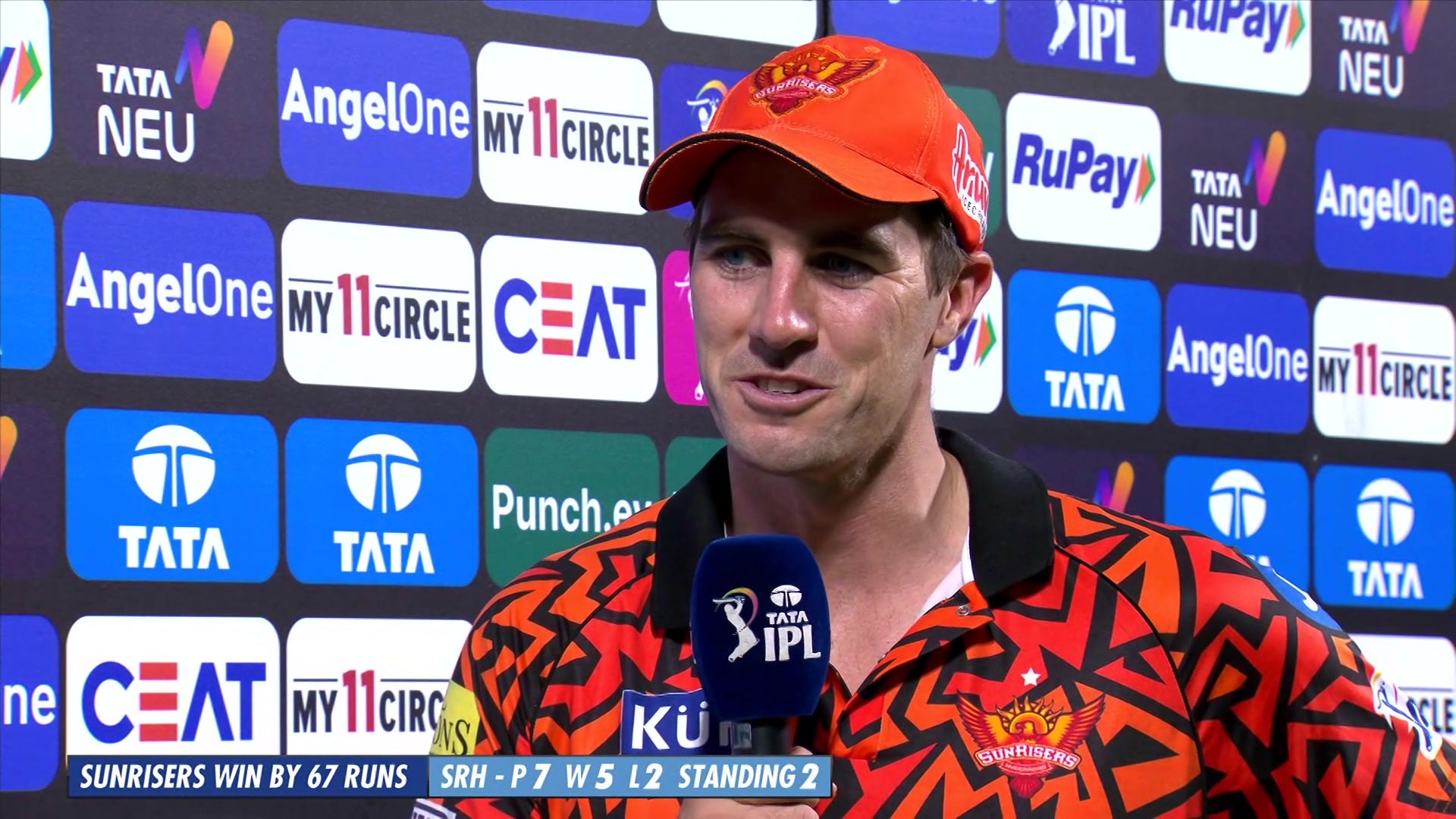 Watch DC Vs SRH - Post-Match Interview - Pat Cummins Video Online(HD ...