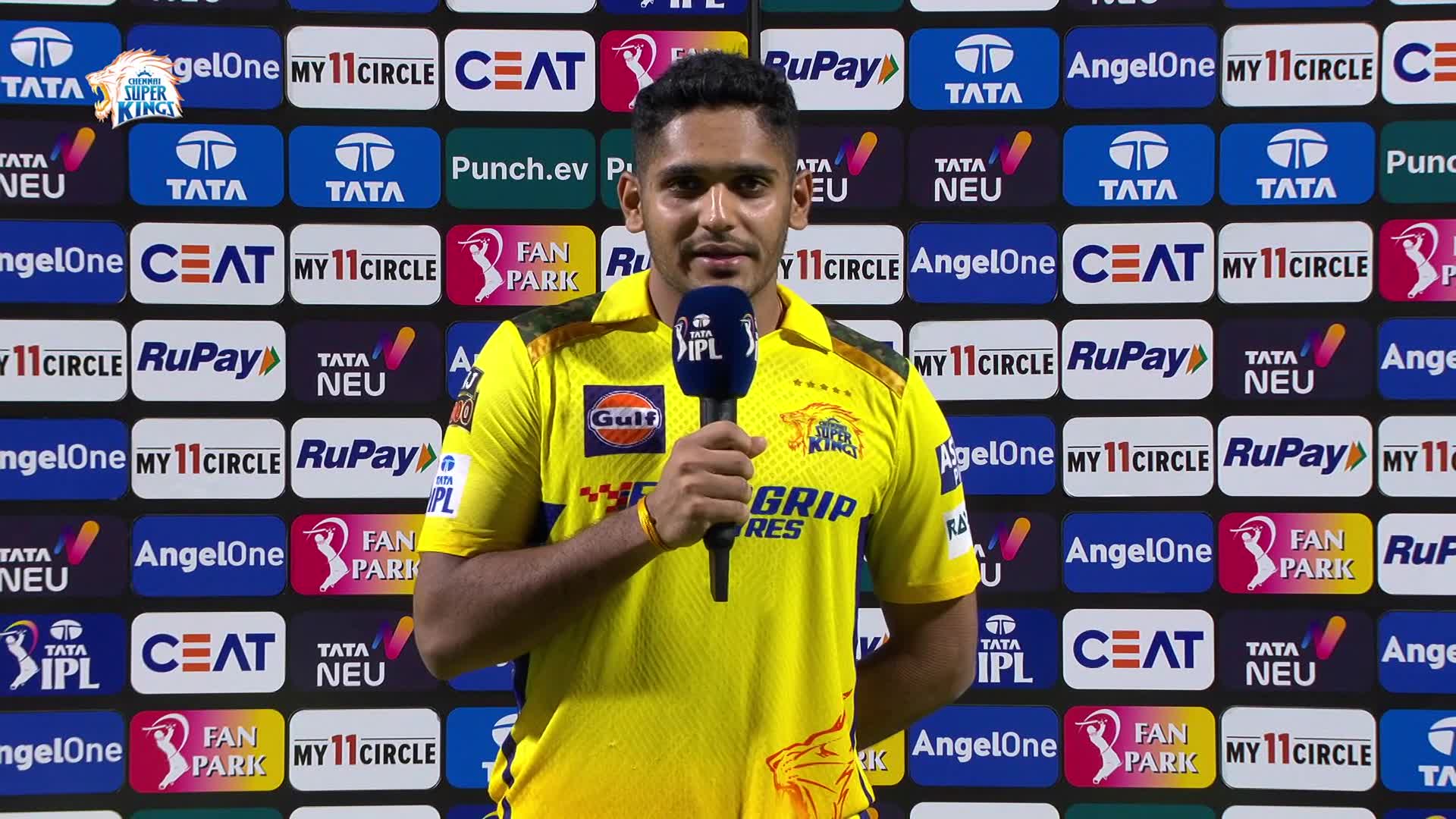 Watch CSK Vs SRH - Post-Match Interview - Tushar Deshpande Video Online ...