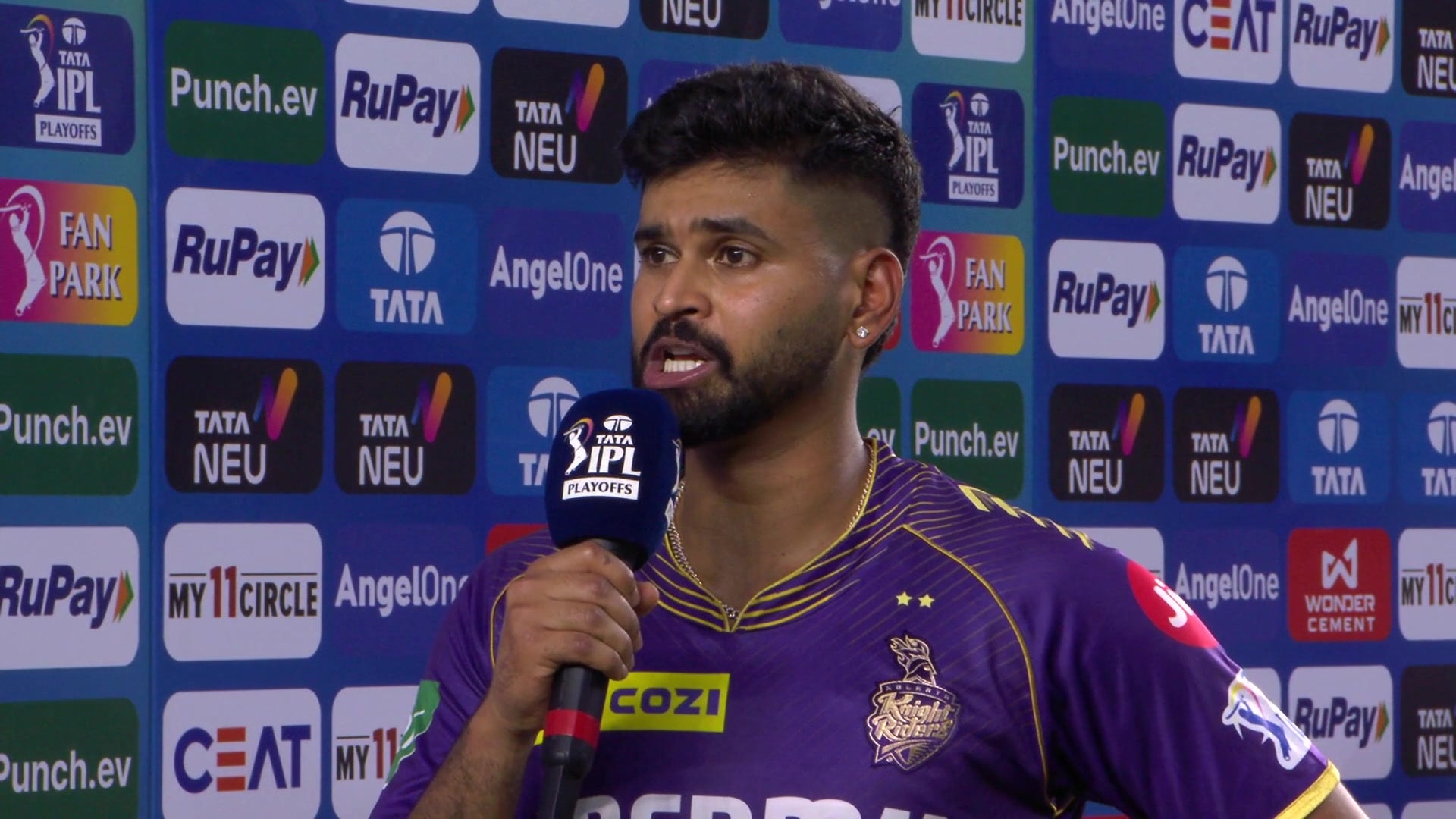 Watch KKR Vs SRH - Post-Match Interview - Shreyas Iyer Video Online(HD ...