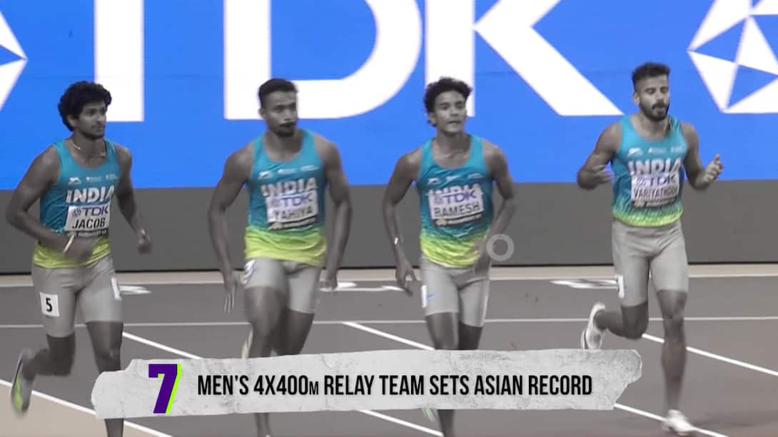 4x400 Men’s Relay Team Set Asian Record