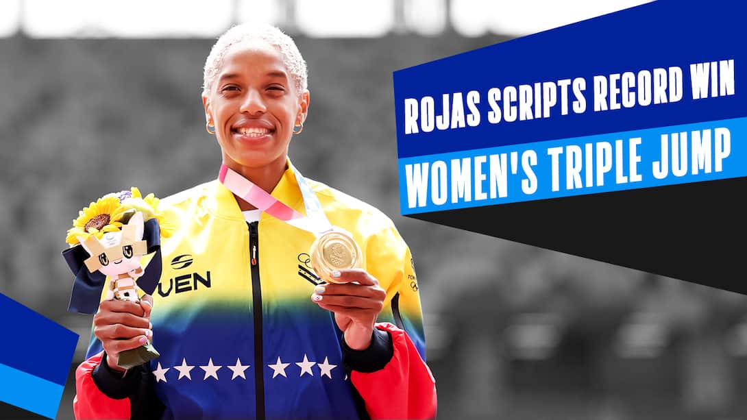 Rojas Sets World Record In Women's Triple Jump