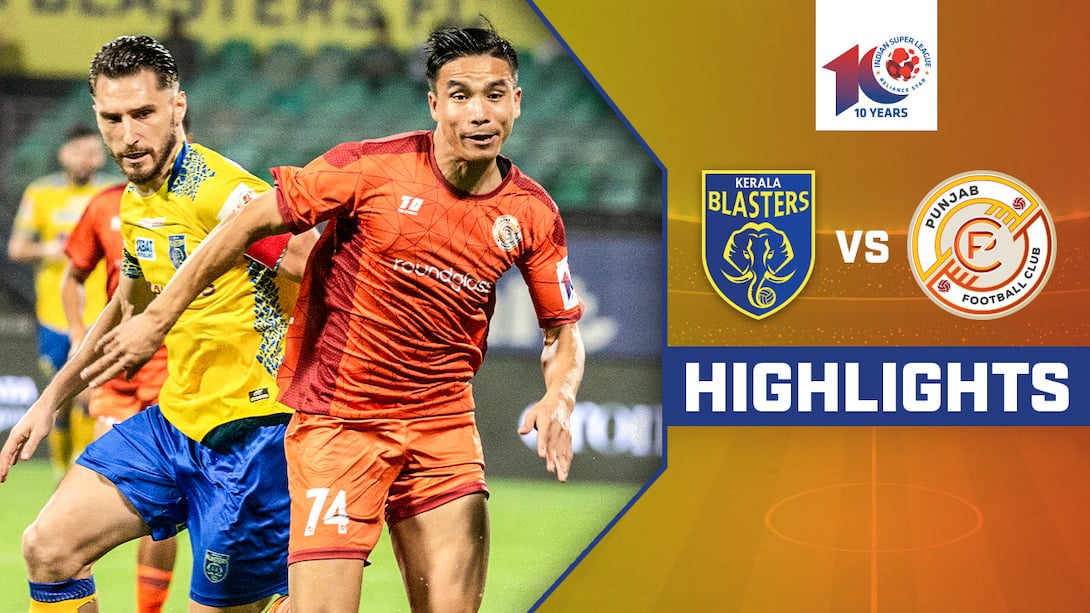 Watch Kerala Blasters FC Vs Punjab FC - Highlights Video Online(HD) On ...