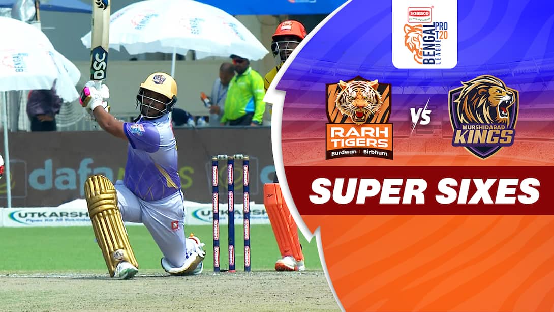 Shrachi Rarh Tigers vs Murshidabad Kings - Super 6s