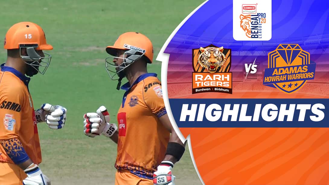 Shrachi Rarh Tigers vs Adamas Howrah Warriors - Highlights