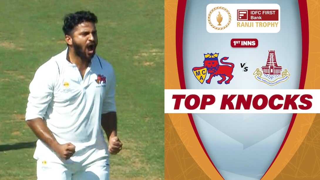 Watch Mumbai Vs Tamil Nadu - Shardul's 109 Vs Tamil Nadu Video Online