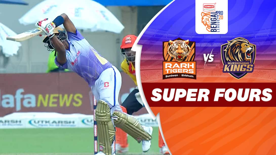 Shrachi Rarh Tigers vs Murshidabad Kings - Super 4s