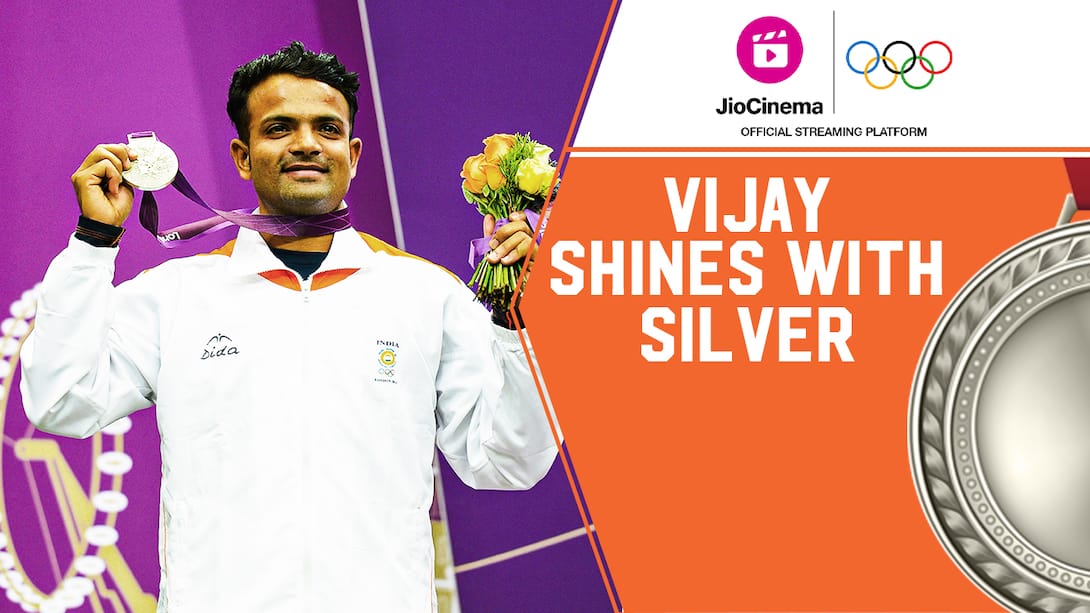 Vijay Shines With Silver
