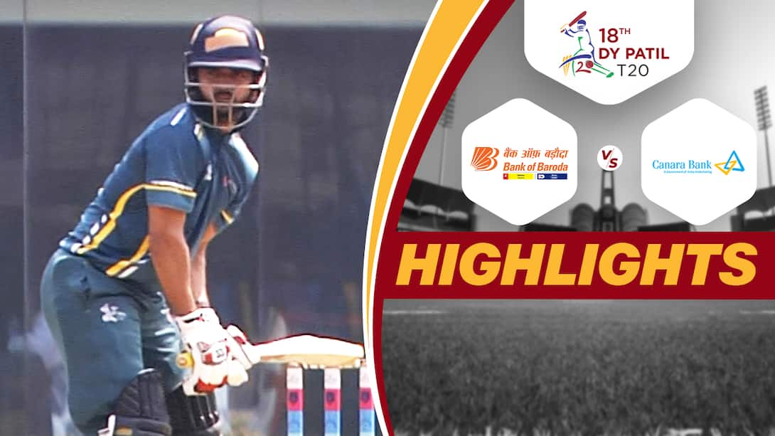 Watch Bank Of Baroda Vs Canara Bank - Highlights Video Online(HD) On ...