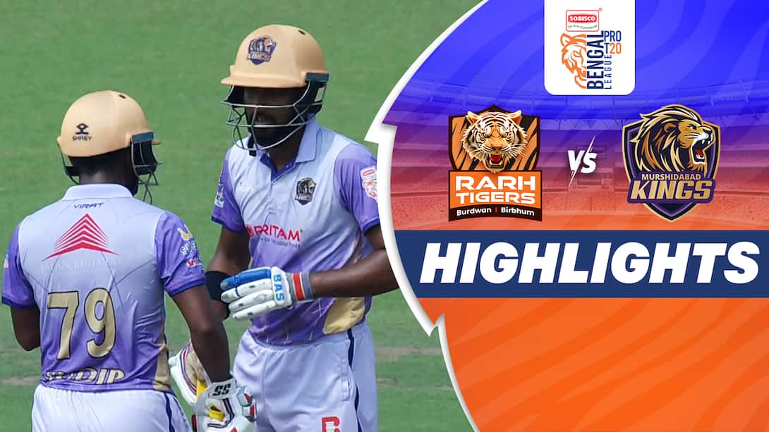 Shrachi Rarh Tigers vs Murshidabad Kings - Highlights