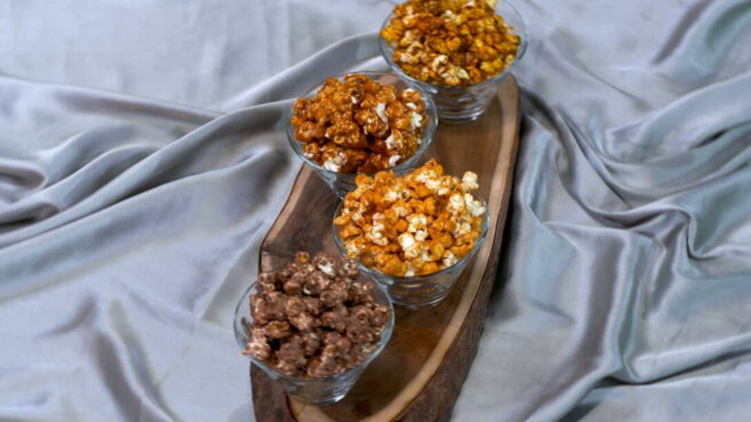 Flavored Popcorn and Mix Dal Begun Bhaja
