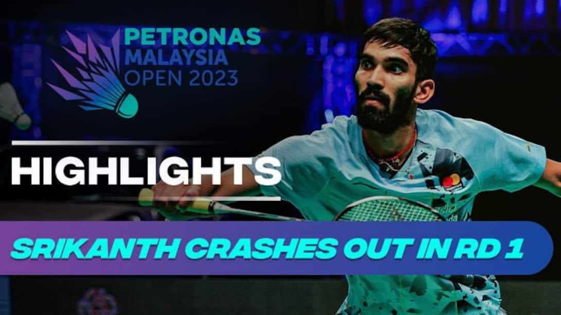 BWF Malaysia Open HLS - Kenta Nishimoto vs Srikanth Kidambi