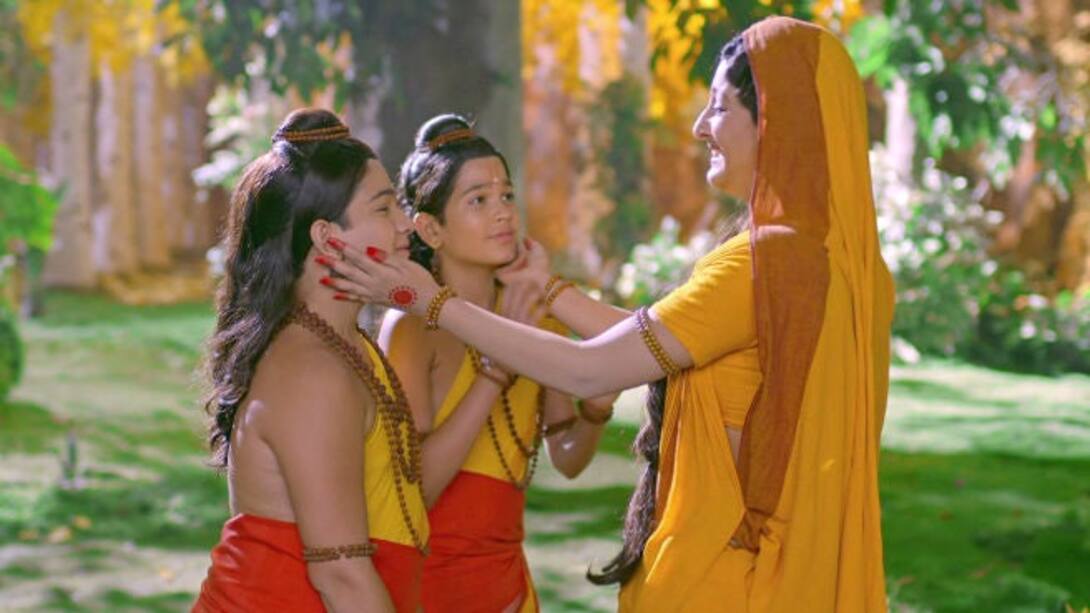 Luv-Kush reunite with Sita!