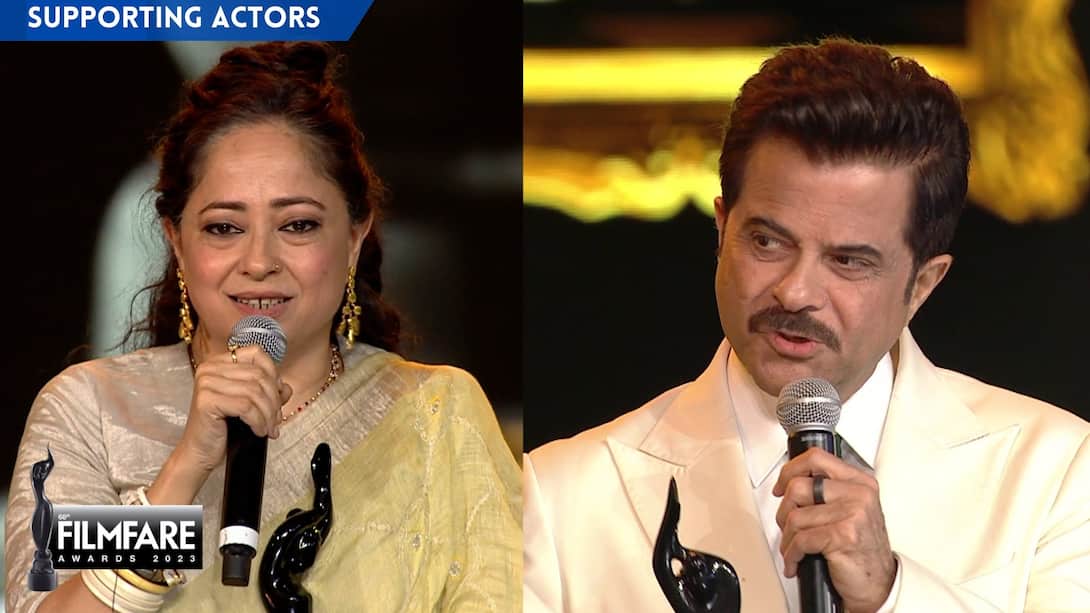 Anil Kapoor & Sheeba Chaddha win the best supporting actors awards