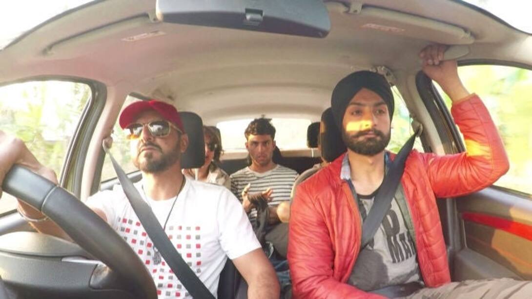 A car journey with Nikhil