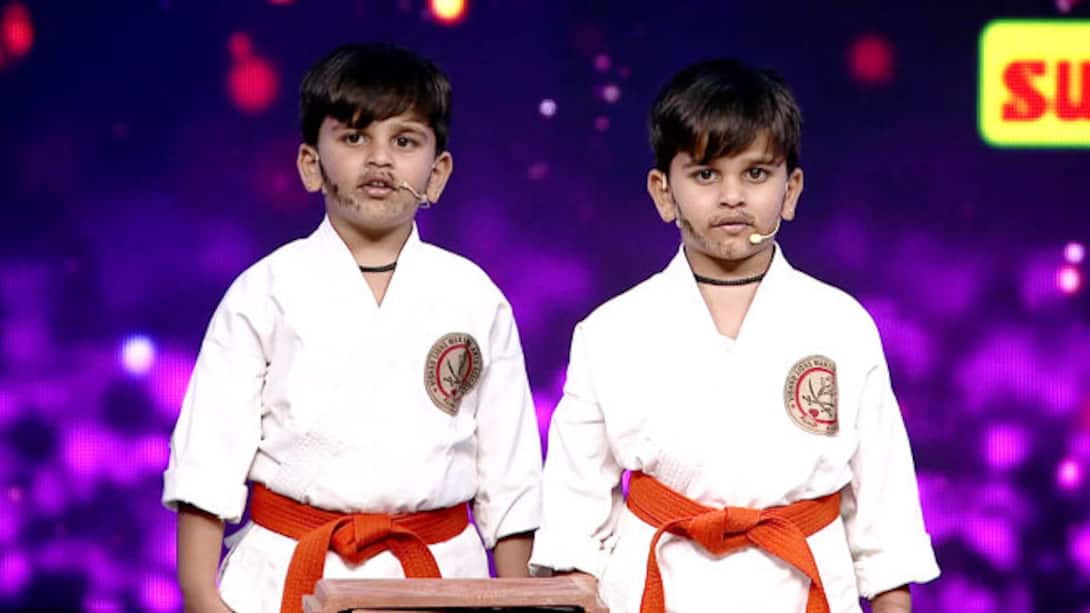 Chiranth-Chinmay, the Karate champs