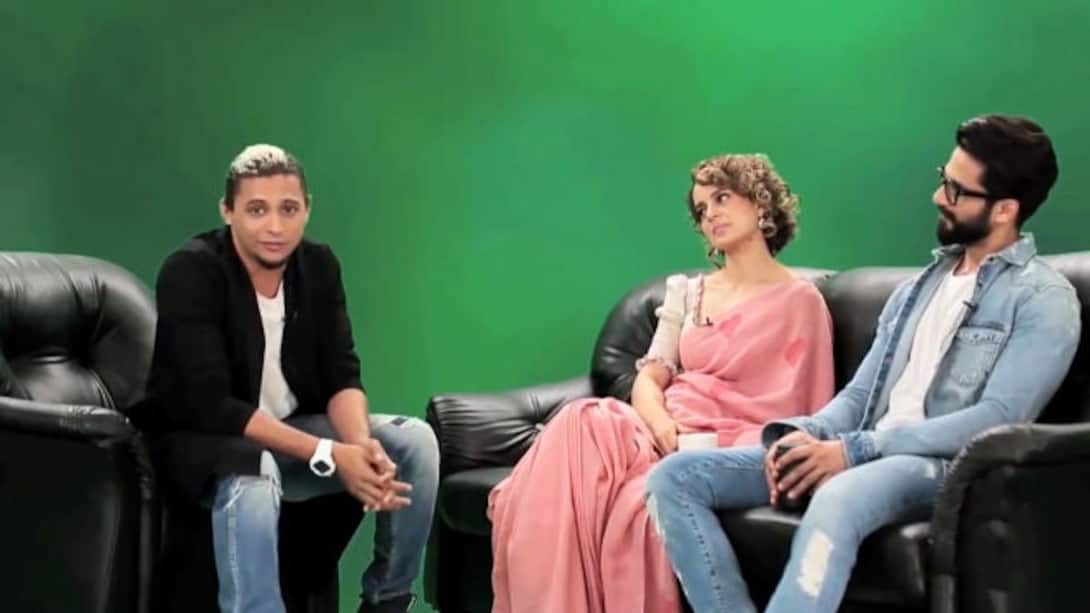 Kangana and Shahid promote Rangoon