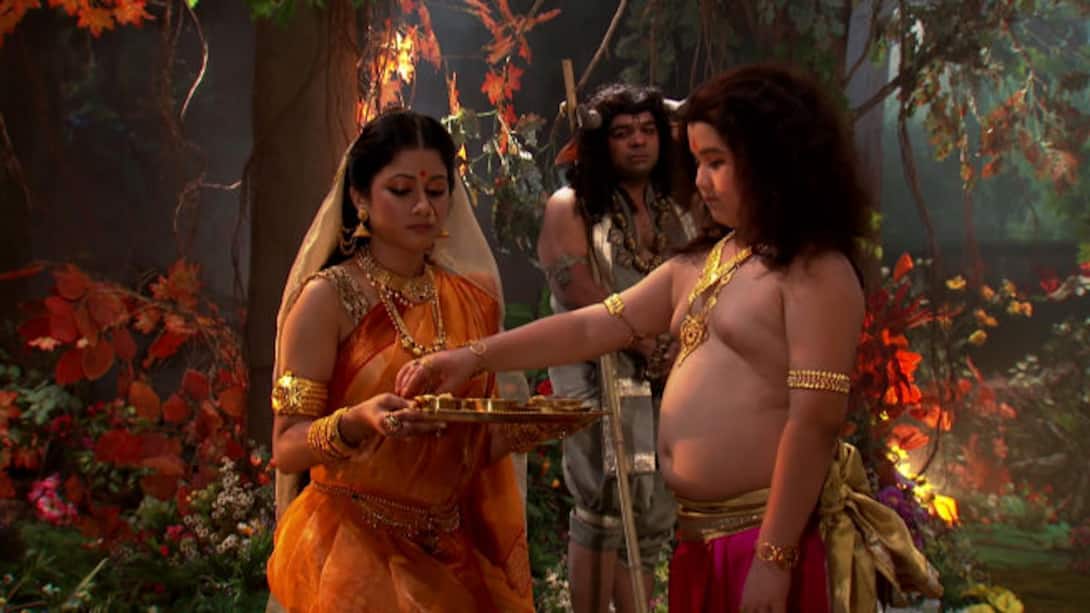 Vinayak harasses Parvati