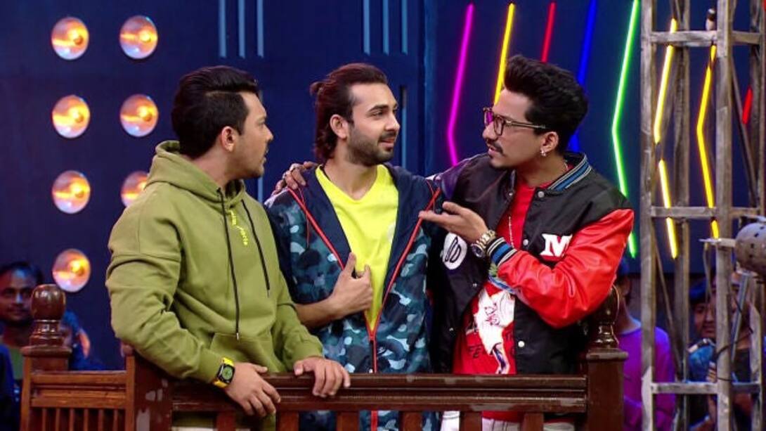 Haarsh-Aditya pull Abhishek's leg