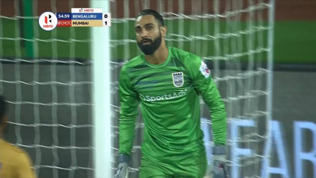 Amrinder save the goal