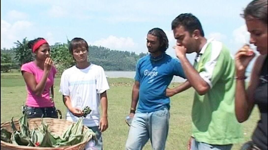 The contestants face the heat