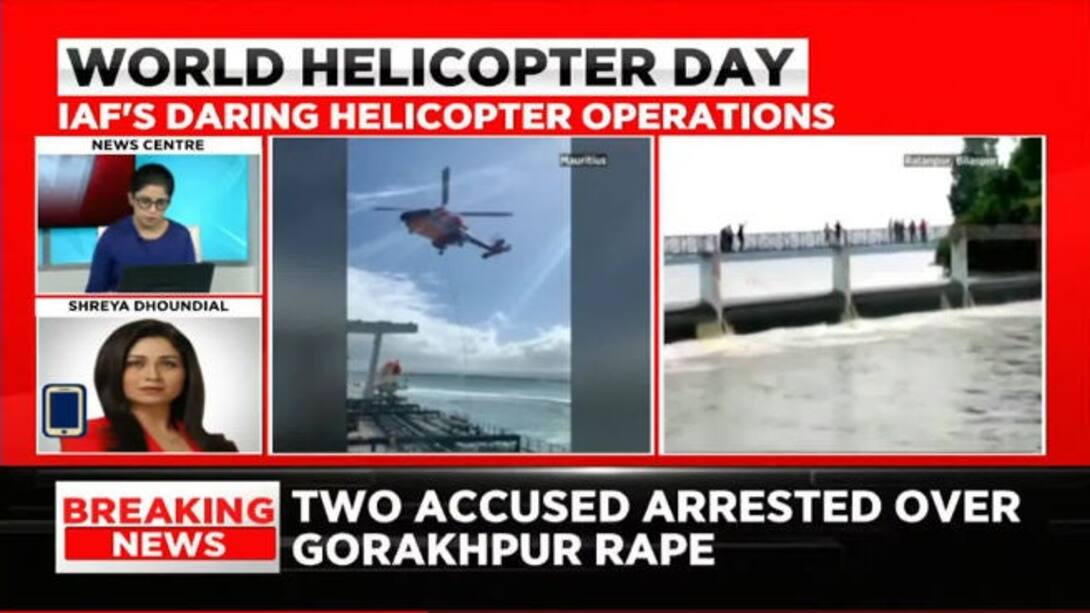 Watch Iaf Helicopters Help Clean Up Oil Spill In Mauritius And Rescue People Stranded In 1795